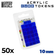 Blue Cube tokens | Gaming Tokens and Meeples