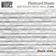 ABS Plasticard粗糙岩牆 紋理板 - A4 - 紋理板