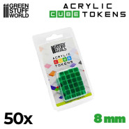 綠色遊戲標誌物 8mm - 遊戲識別物和Meeples
