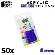 紫色游戏标志物 8mm - 游戏识别物和Meeples