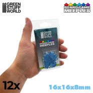 Meeples 16x16x8mm - Light Blue | Gaming Tokens and Meeples