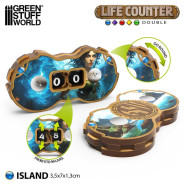 Double life counters - Island | Life Counters