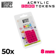 粉色游戏标志物 8mm - 游戏识别物和Meeples