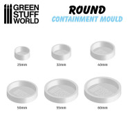 6x Containment Moulds for Bases - Round | Containment Moulds
