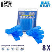 Blue Stuff Mold 8 bars | Reusable BLUE STUFF