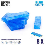 Blue Stuff Mold 8 bars | Reusable BLUE STUFF