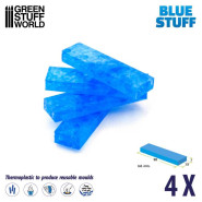 Blue Stuff Mold 4 Bars | Reusable BLUE STUFF