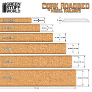 S Cork Roadbed | Scale Cork Roadbed