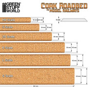 Z0 Cork Roadbed | Scale Cork Roadbed