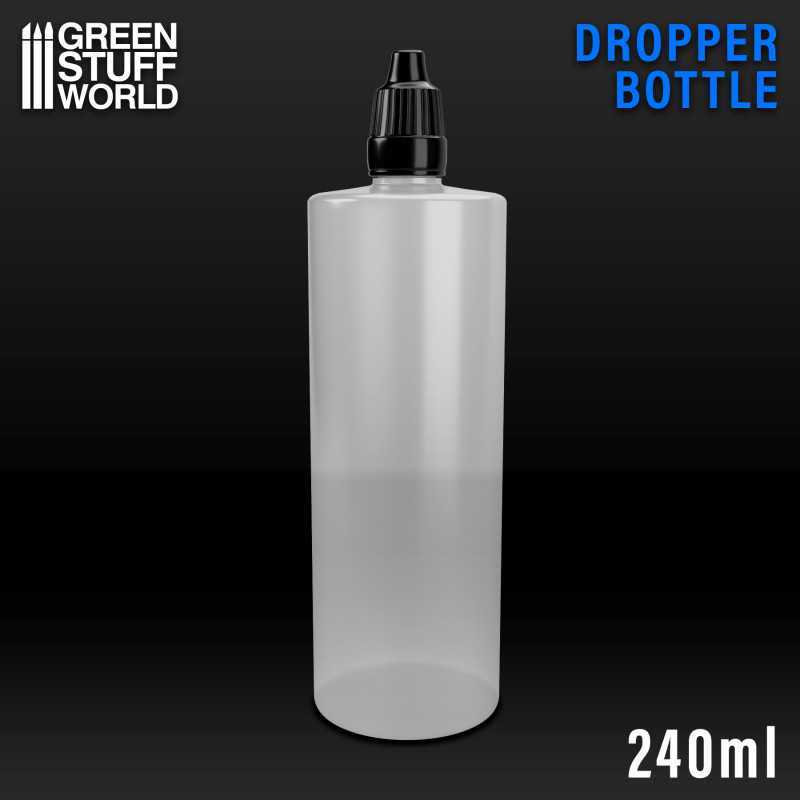 240ml塑料瓶 x1 - 空涂料瓶