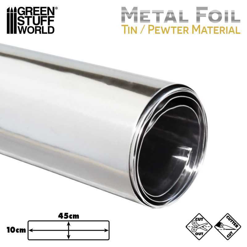 Flexible Metal Foil - TIN / PEWTER | Formable Metals