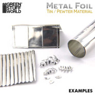 Flexible Metal Foil - TIN / PEWTER | Formable Metals