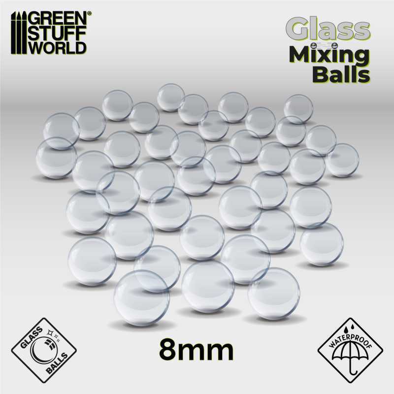 Glass Mixing Balls 8mm | Mixing Balls