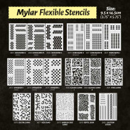 Flexible Stencils - HARLEQUIN S (6x3mm) | Flexible stencils