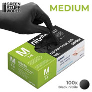 Black Nitrile Gloves - Medium | Gloves