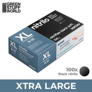 Black Nitrile Gloves - Extra Large | Gloves