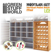 Vertical Paint Organizer 17ml - LITE | MDF Wood Displays