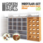 Vertical Paint Organizer 30ml - LITE | MDF Wood Displays