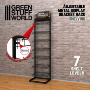 GSW Adjustable metal display - Shelving | Paint Displays Metals