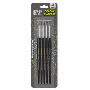 Colour Shapers Brushes SIZE 2 - BLACK FIRM | Silicone Tools