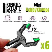 Mini hobby clamps x6 | Modeling tweezers