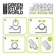 Photo Etched Rolling Set | Hobby Tools