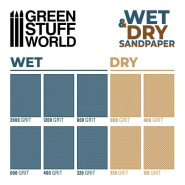 Wet Waterproof SandPaper 180x90mm - 2000 grit | Sandpaper