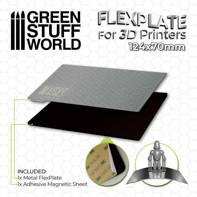 Flexplates For 3d Printers - 124x70mm | Flex Plates for 3D Printers