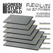 3D打印磁性金属板 - 124x70mm - 用于 3D 打印机的柔性板