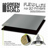 3D打印磁性金属板 - 202x128mm - 用于 3D 打印机的柔性板