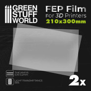 FEP 離型膜 300x210mm (pack x2) - 用於3D列印機的FEP離型膜
