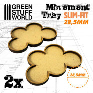 MDF Movement Trays 28,5mm x5 - SLIM-FIT | Movement Trays