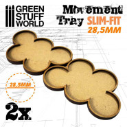MDF Movement Trays 28,5mm x5 - SLIM-FIT | Movement Trays