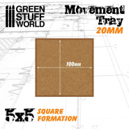 MDF 移动托盘 20mm 5x5 - 手工配件