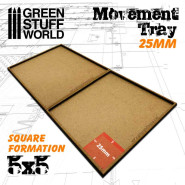 MDF Movement Trays 25mm 5x5 | Hobby Accessories