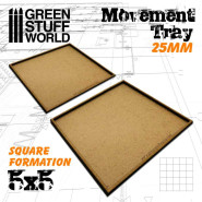 MDF Movement Trays 25mm 5x5 | Hobby Accessories