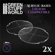 Acrylic Bases - Round 100 mm (Legion) | Acrylic Bases Star Wars Legion