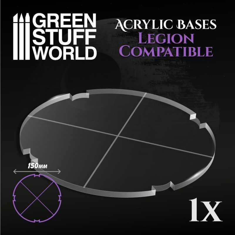 Acrylic Bases - Round 150 mm (Legion) | Acrylic Bases Star Wars Legion