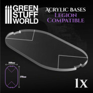 Acrylic Bases - Oval Pill 100x175 mm (Legion)