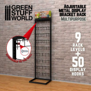 GSW Adjustable metal display - Multipurpose | Metal Shop Displays
