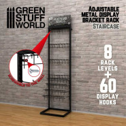GSW Adjustable metal display - Staircase | Metal Shop Displays