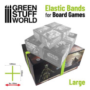 Elastic Bands for Board Games 400mm - Pack x4 | Elastic Bands for Board Games