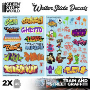 Waterslide Decals - Train and Graffiti Mix | Inicio