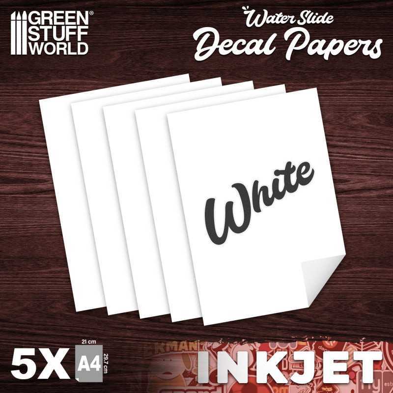 ▷ Buy Waterslide Decals - Inkjet White for modelling