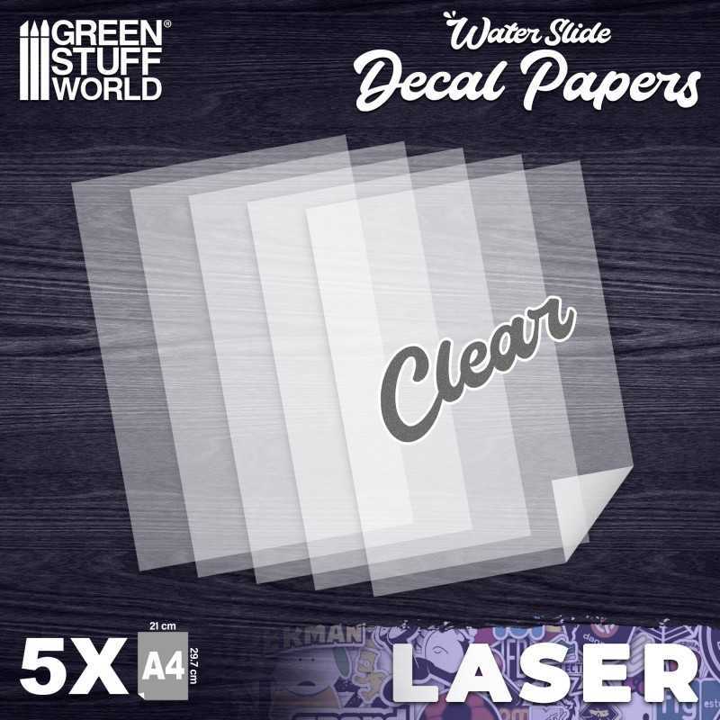 ▷ Buy Waterslide Decals - Laser Transparent for modelling