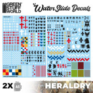 Waterslide Decals - Heraldry | Water Transfer Decals