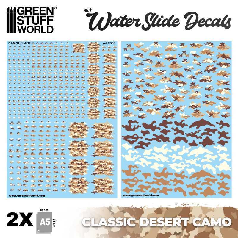 水貼 - 經典沙漠迷彩 - 水貼