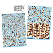 Waterslide Decals - Hex Desert Camo | Water Transfer Decals