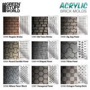 Acrylic molds - Zig Zag Pavement | Acrylic Molds