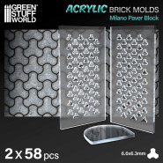 Acrylic molds - Milano Paver Block | Acrylic Molds